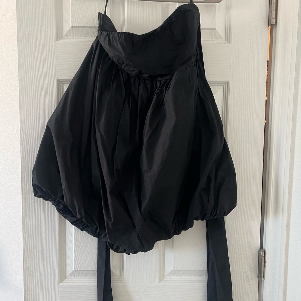 BP Black Strapless Bubble Dress